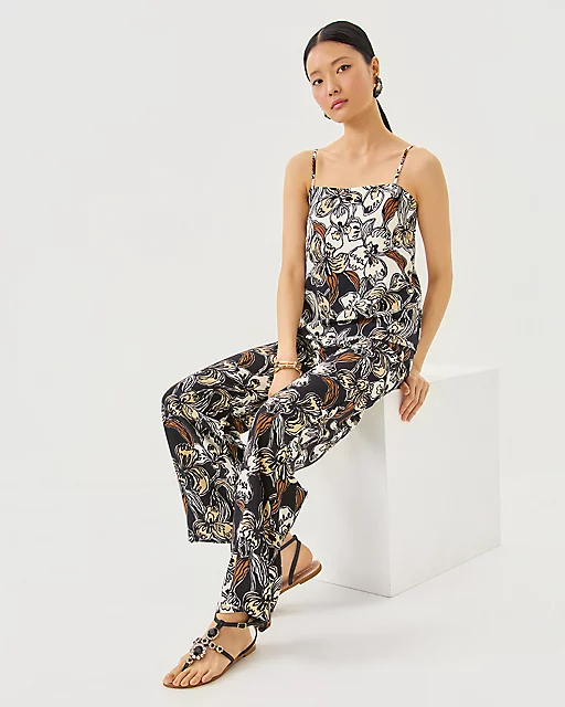 Lilly Pulitzer 32" Rosamarie High Rise Pant Onyx Irisistable