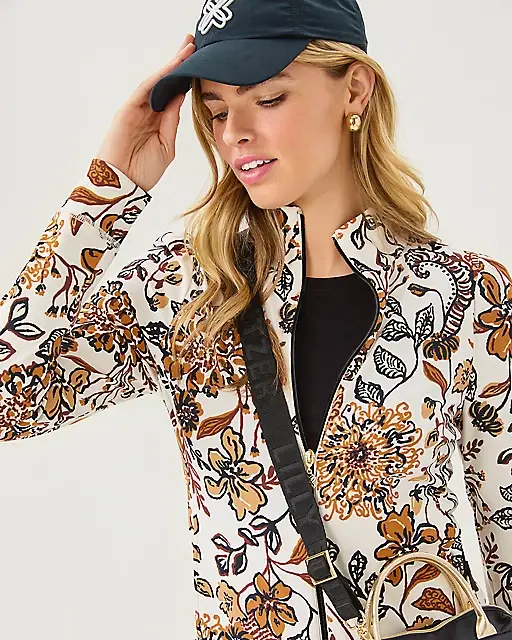 Lilly Pulitzer Activewear In Take Meowt Coconut Take Meowt