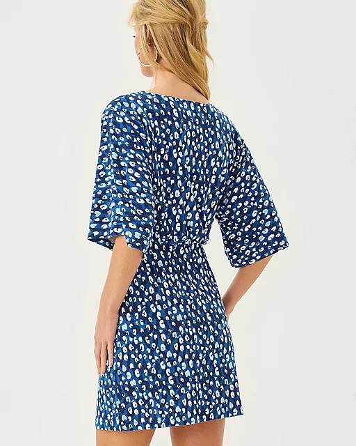 Lilly Pulitzer Adalyn Mini Dress Starlight Navy Youre An Animal