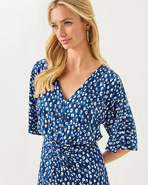 Lilly Pulitzer Adalyn Mini Dress Starlight Navy Youre An Animal