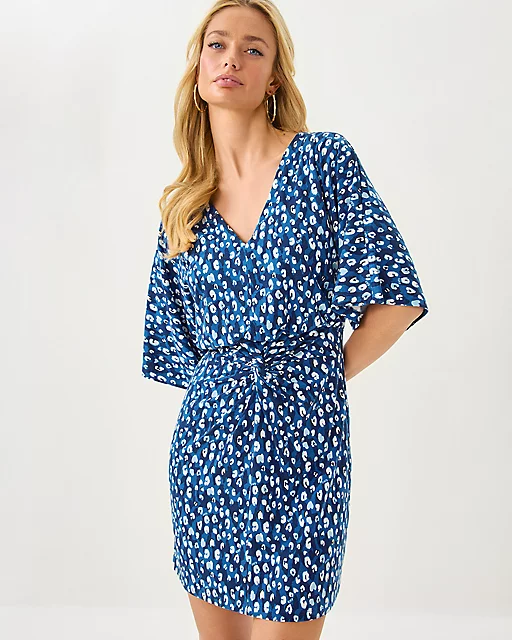 lilly pulitzer Adalyn Mini Dress Starlight Navy Youre An Animal