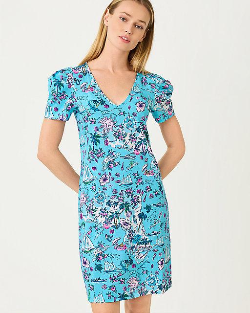 lilly pulitzer Aleece T-Shirt Dress Amalfi Blue Lillys Roadtrip