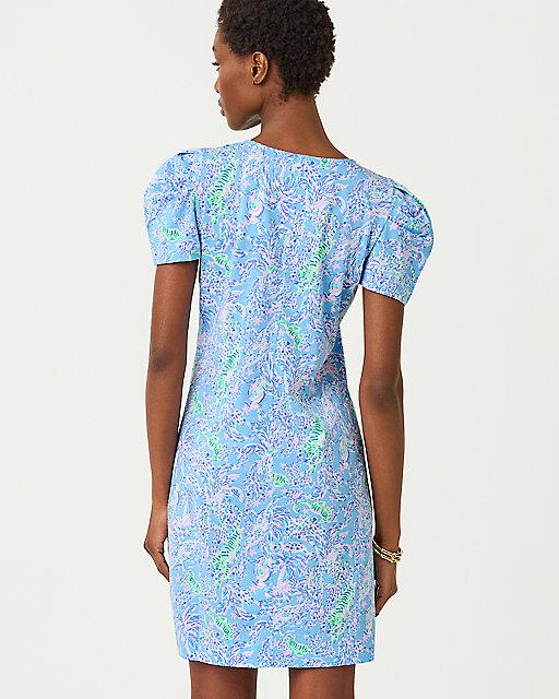 Lilly Pulitzer Aleece T-Shirt Dress Blue Peri The Turtle Package