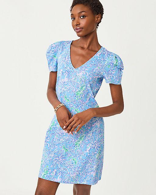 lilly pulitzer Aleece T-Shirt Dress Blue Peri The Turtle Package