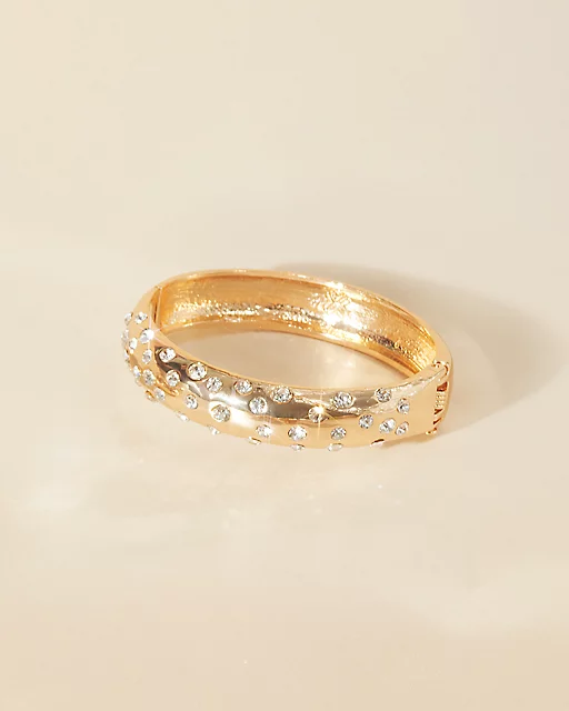 lilly pulitzer All Dahled Up Bracelet Gold Metallic