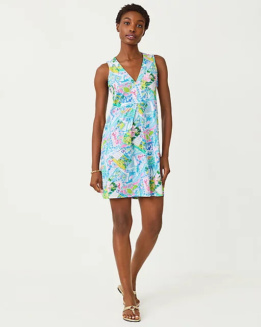 Lilly Pulitzer Amina Swing Dress Multi Wish You Were Here