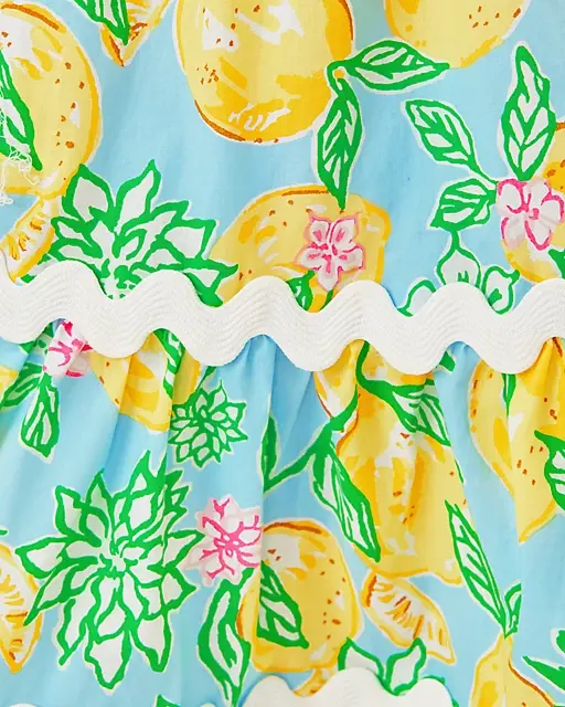 Lilly Pulitzer Angelynn Dress Bluette Make Lemonade