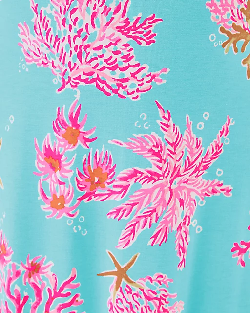 Lilly Pulitzer Aquinnah Maxi Dress Multi Royal Coral