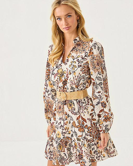 Lilly Pulitzer Axton Eyelet Dress Coconut Take Meowt