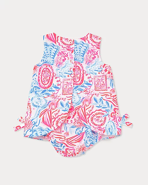 Lilly Pulitzer Baby Lilly Infant Shift Dress Resort White Lil Sun Sea Sand