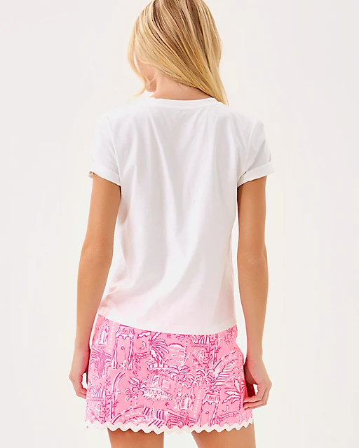 Lilly Pulitzer Barreto Knit Top Multi Pb Ocean Motifs Graphic