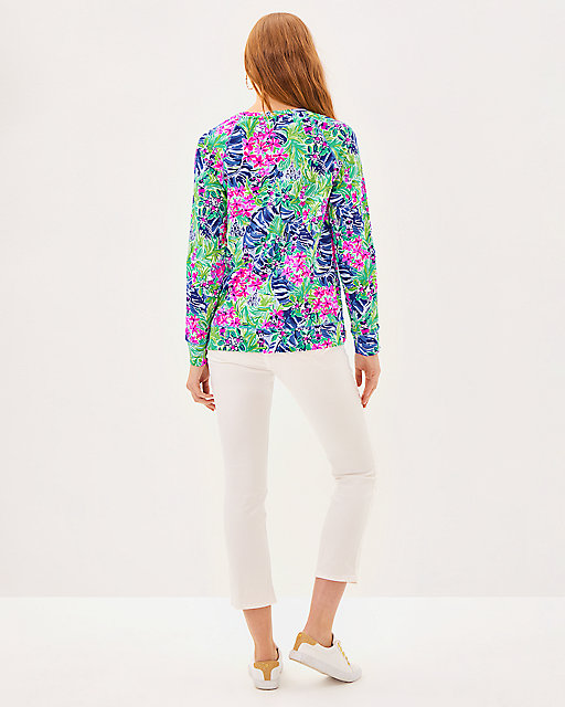 Lilly Pulitzer Beach Comber Pullover Resort White Disney Dreamin