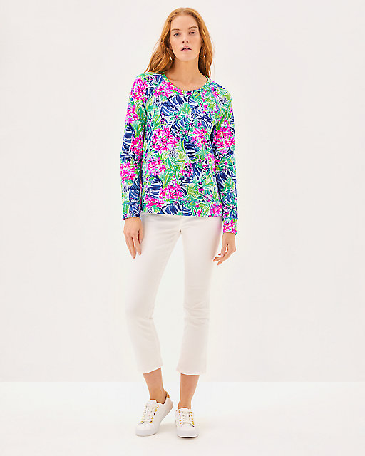 Lilly Pulitzer Beach Comber Pullover Resort White Disney Dreamin