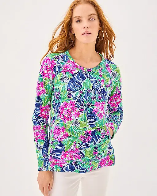 lilly pulitzer Beach Comber Pullover Resort White Disney Dreamin lilly pulitzer Beach Comber Pullover Resort White Disney Dreamin