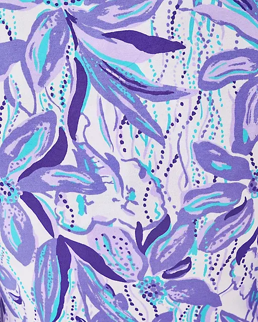 Lilly Pulitzer Berkely Maxi Dress Tropicalia Purple Elephant In The Bloom