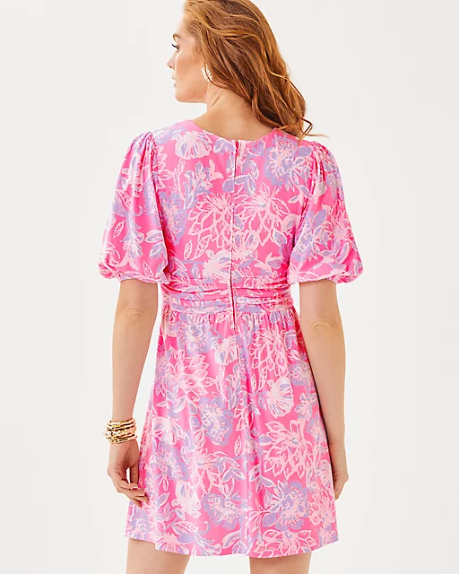 Lilly Pulitzer Brightan Dress Rousseau Pink Zen Garden
