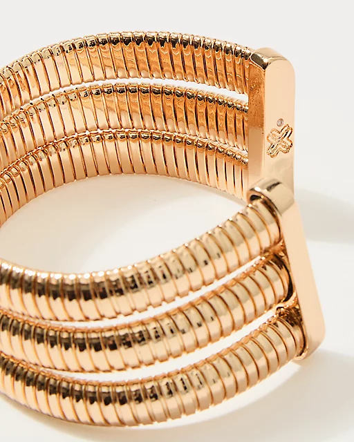 Lilly Pulitzer Chevs Kiss Cuff Bracelet Gold Metallic