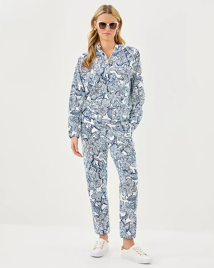lilly pulitzer Chiara Hoodie & Silvie Jogger Set Coconut Unforgettable
