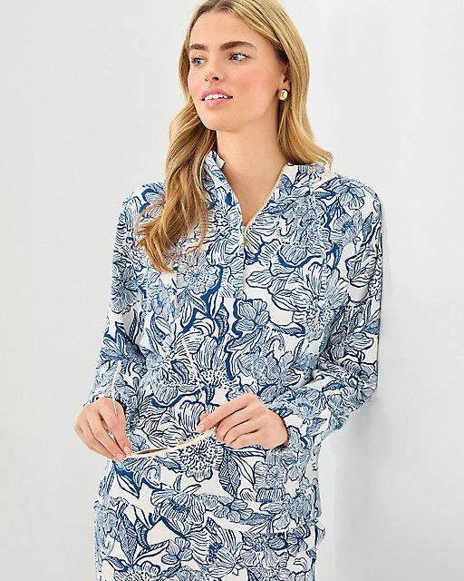 lilly pulitzer Chiara Terry Hoodie Pullover Coconut Unforgettable