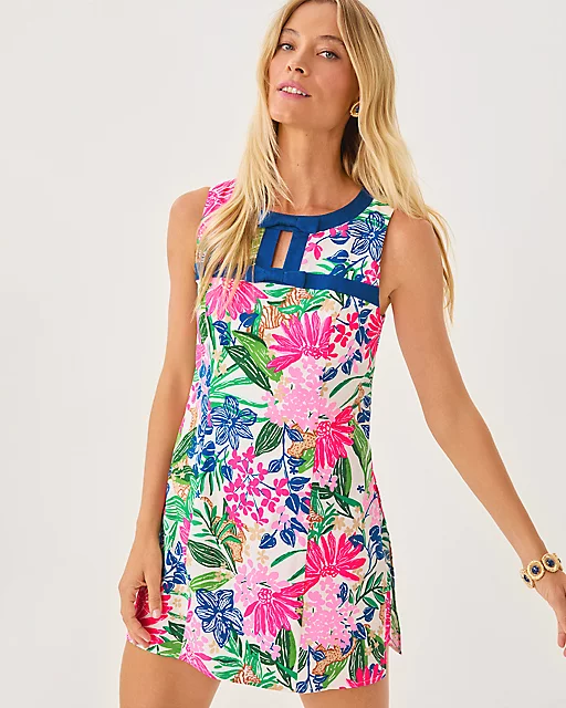 Lilly Pulitzer Clare Shift Romper Multi Endless Summers