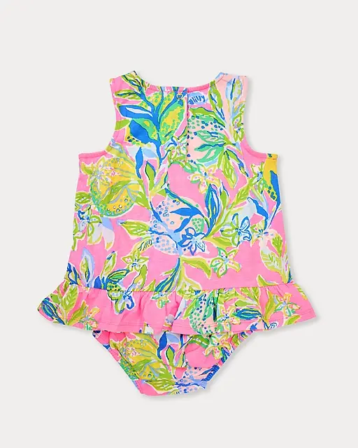 Lilly Pulitzer Claudia Infant Dress Multi Squeeze The Day