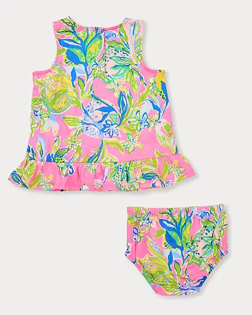 Lilly Pulitzer Claudia Infant Dress Multi Squeeze The Day