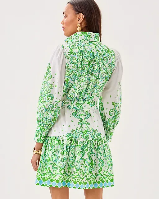 Lilly Pulitzer Drena Dress Resort White Sol Mates Engineered Dress