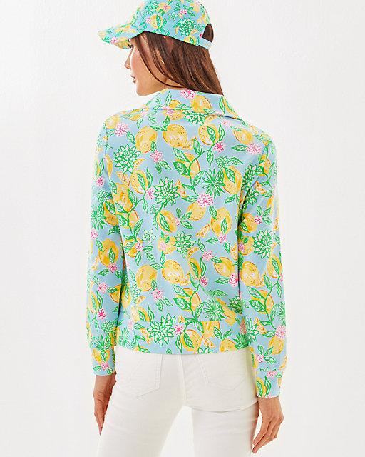 Lilly Pulitzer Eleni Popover & Loxley Short Set Bluette Make Lemonade