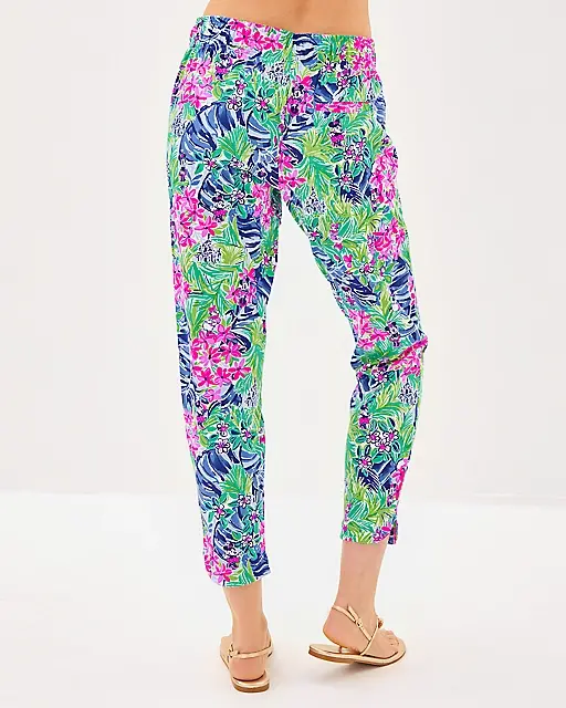 Lilly Pulitzer Emora Knit Pant Resort White Disney Dreamin