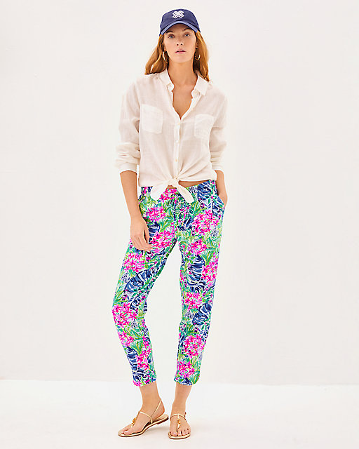 lilly pulitzer Emora Knit Pant Resort White Disney Dreamin lilly pulitzer Emora Knit Pant Resort White Disney Dreamin