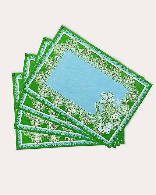 Lilly Pulitzer Engineered Printed Placemats Multi Came To Party Engineered