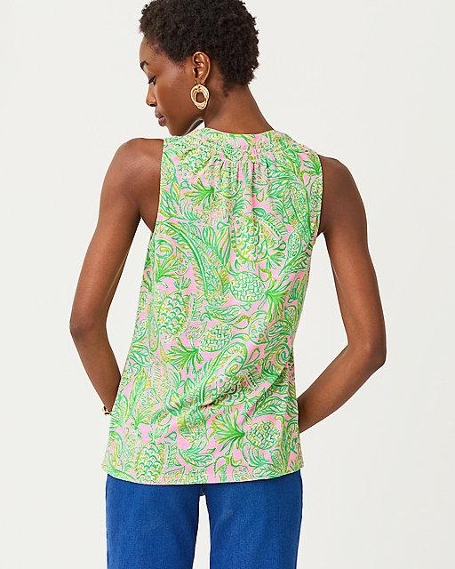 Lilly Pulitzer Essie Tank Top Mandevilla Baby Fins And Flippers