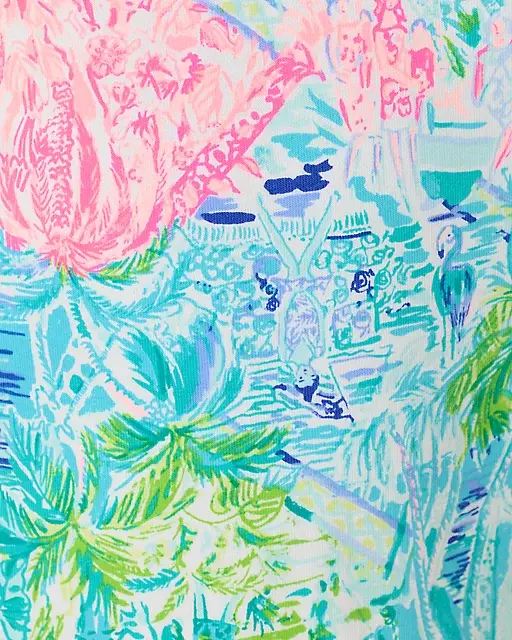 Lilly Pulitzer Girls Mini Harper Shift Dress Multi Bohemian Queen Small