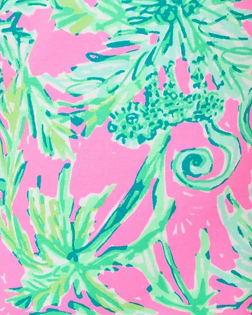 Lilly Pulitzer Girls Mini Harper Shift Dress Prosecco Pink Hangin Around