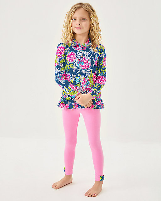 lilly pulitzer Girls Penelope Tunic & Legging Set Multi Dahlia Licious