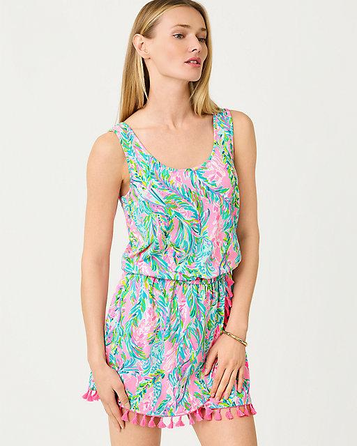 lilly pulitzer Jarrett Romper Multi Unicorn Of The Sea