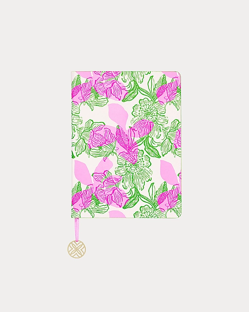 lilly pulitzer Journal with Charm Multi Sunset Shadows