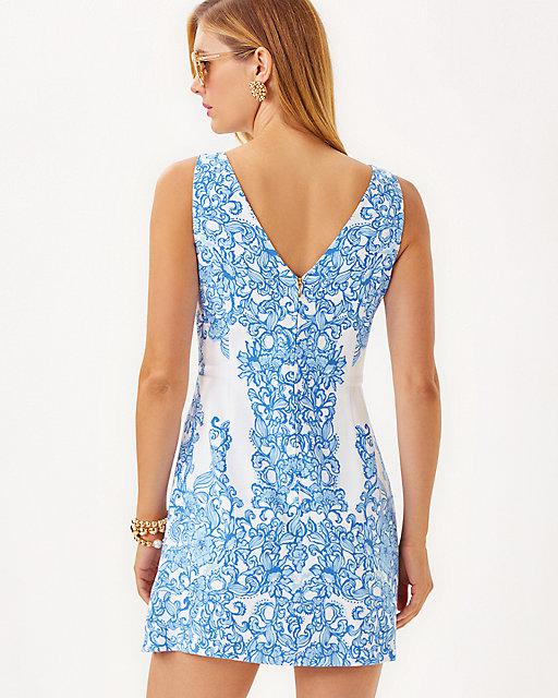 Lilly Pulitzer Jules Skirted Romper Resort White Sunny Side Up Engineered Romper