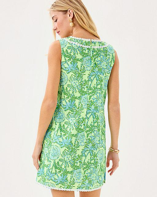 Lilly Pulitzer Kalliope Shift Romper Cool Mint Catchin Rays Overprint