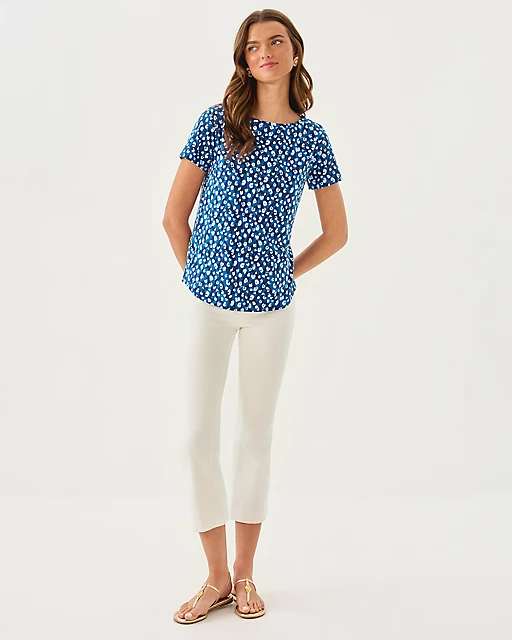 Lilly Pulitzer Key West Top Starlight Navy Youre An Animal