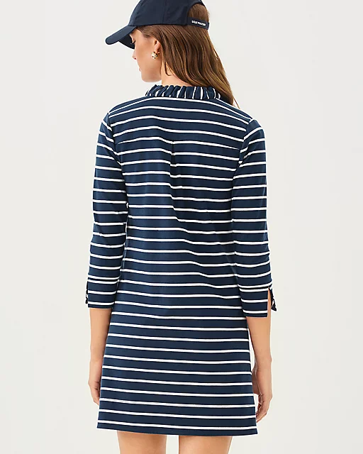 Lilly Pulitzer Knightley Dress Low Tide Navy Heritage Stripe