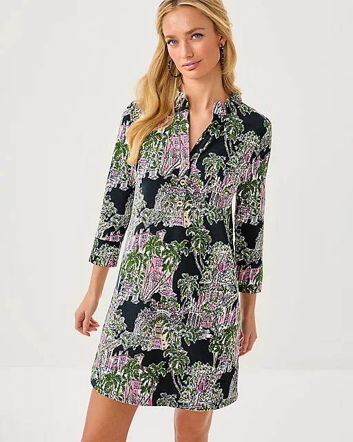lilly pulitzer Knightley Dress Onyx Pb Anniversary Toile
