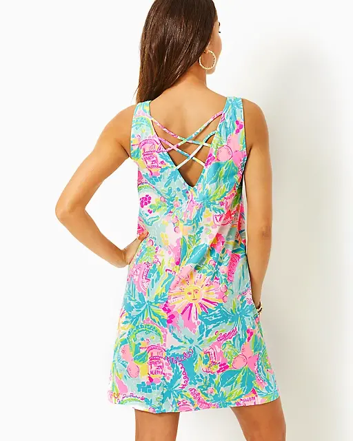 Lilly Pulitzer Kristen Swing Dress Multi Sunshine State Of Mind