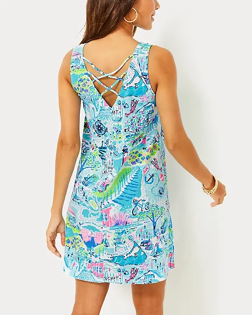 Lilly Pulitzer Kristen Swing Dress Whisper Blue Lilly Loves Nantucket