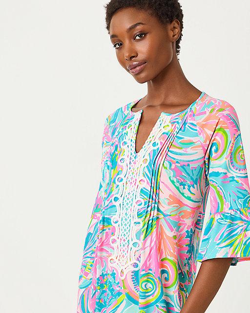 Lilly Pulitzer Krysta Tunic Dress Multi Carnivale Coral