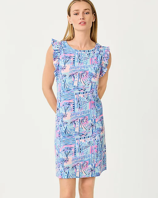 lilly pulitzer Laina T-Shirt Dress Whisper Blue Yeah Buoy