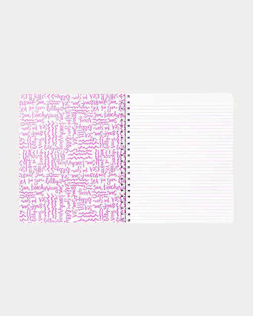 Lilly Pulitzer Large Notebook Multi Royal Coral Accessories Small