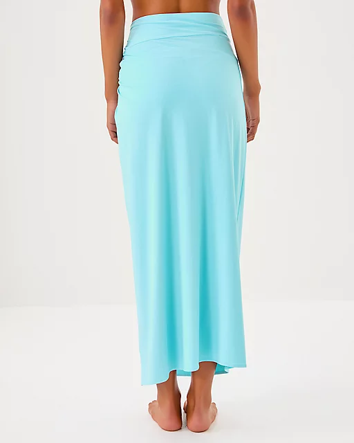 Lilly Pulitzer Leevy Sarong Cover-Up Fresh Water Blue