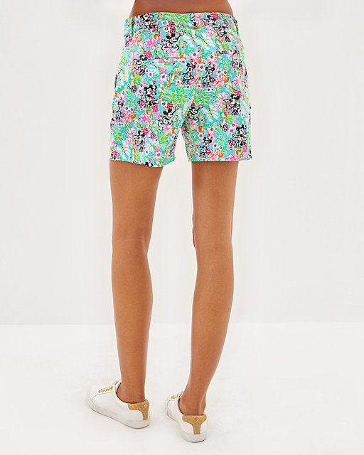 Lilly Pulitzer Lilly Hearts Disney 5" Callahan Mid Rise Short Multi Lilly Hearts Disney