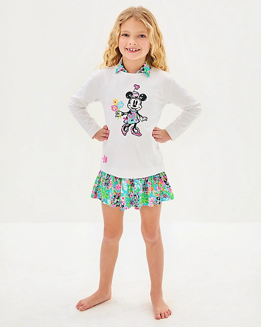 Lilly Pulitzer Lilly Hearts Disney Girls Mini Ballad Sweatshirt Multi Lilly Hearts Disney Graphic Childrens